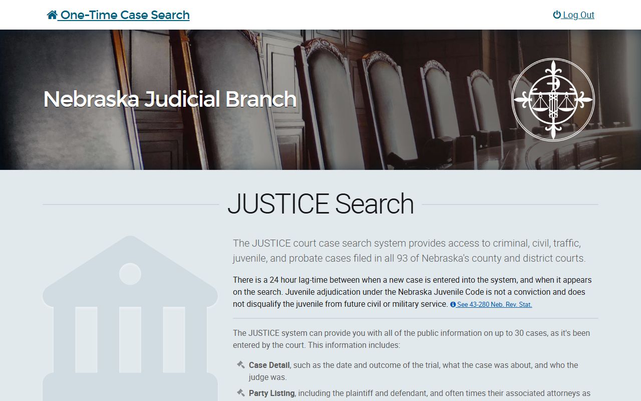 Sherman County court records after arrest JUSTICE case search